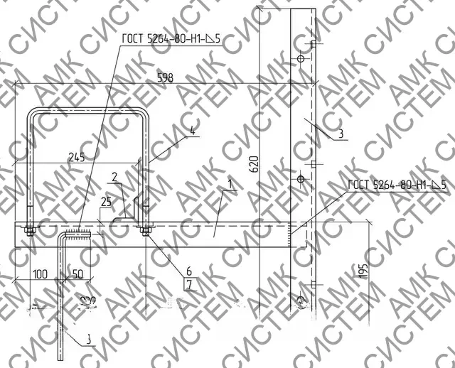 Кронштейн КРн25